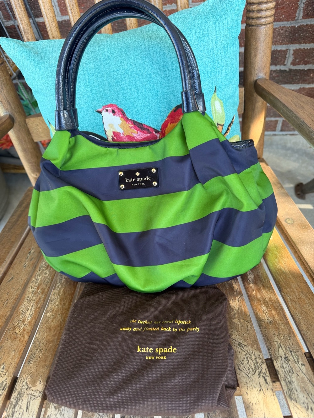 Authentic vintage Kate Spade, Karen bag with dust bag